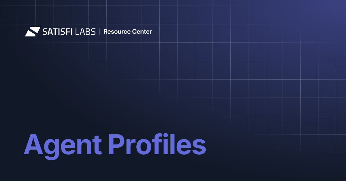 Agent Profiles | Resource Center