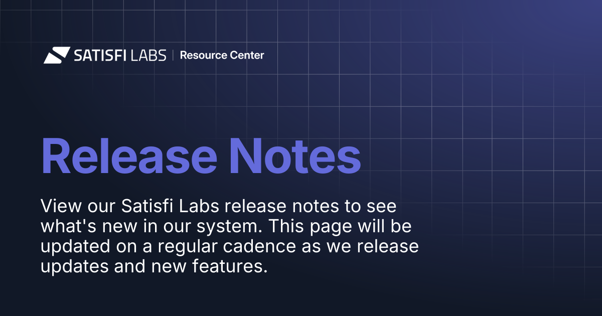 Release Notes | Resource Center