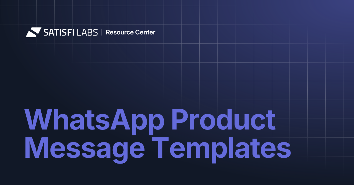 WhatsApp Product Message Templates | Resource Center
